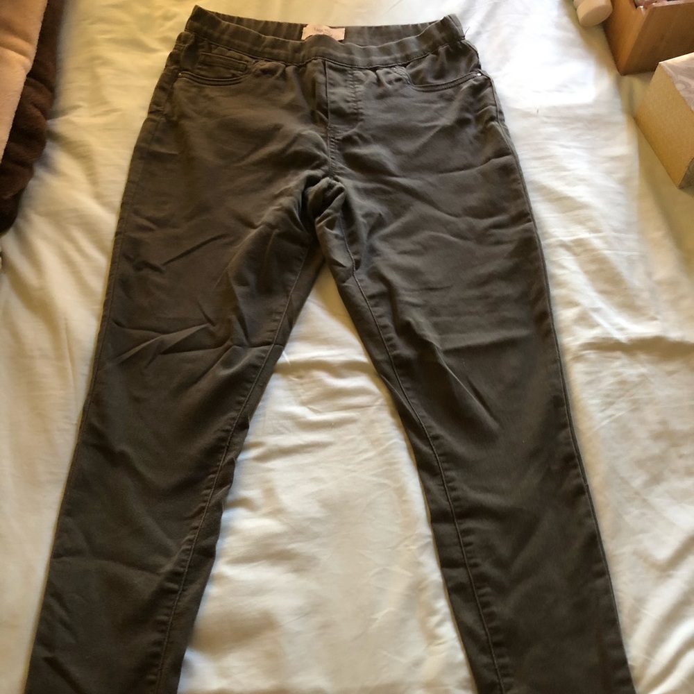 Hunter Green Stretch Jeans